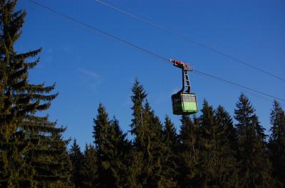 Download free tree sky cable-car image