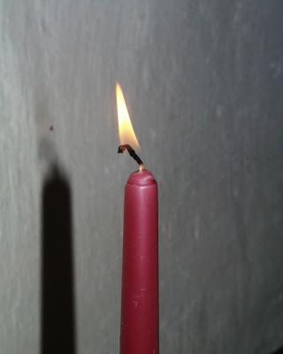 Download free red shadow candle flame image