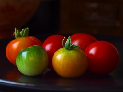 Download free leaf vegetable food plant cherry tomato image