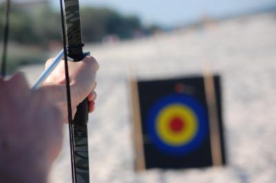 Download free sport shooting longbow arrow target image