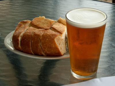 Download free food beer bread drink image