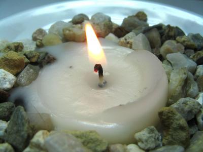 Download free stone light candle flame image