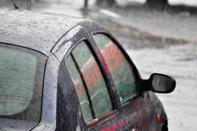Download free car transport rain image