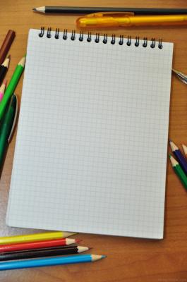 Download free note pencil color pad image