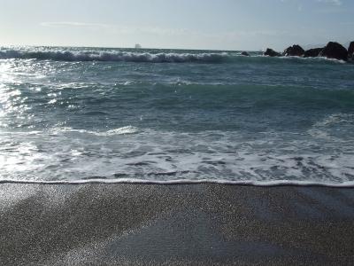 Download free sea beach sand wave rock image