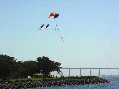 Download free tree bridge kite image